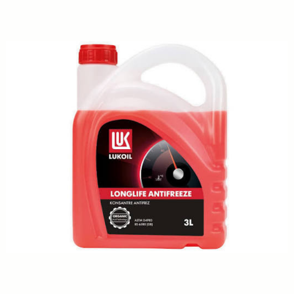 Lukoil Longlife Antifreeze Kırmızı Antifriz 3LT (-74°C)