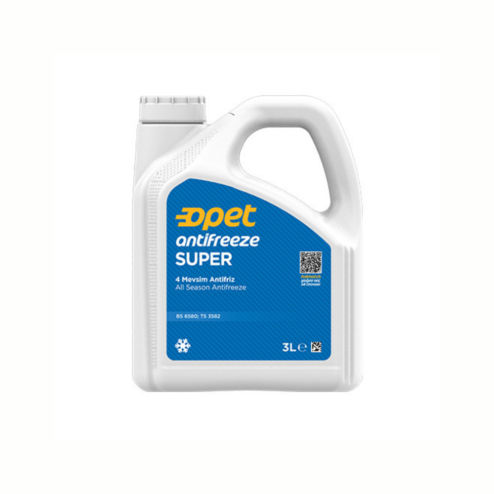 Opet Super Antifreeze Mavi Antifriz 3L (-74°C)