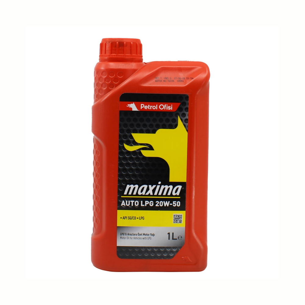 Petrol Ofisi Maxima Auto LPG 20W-50 Motor Yağı