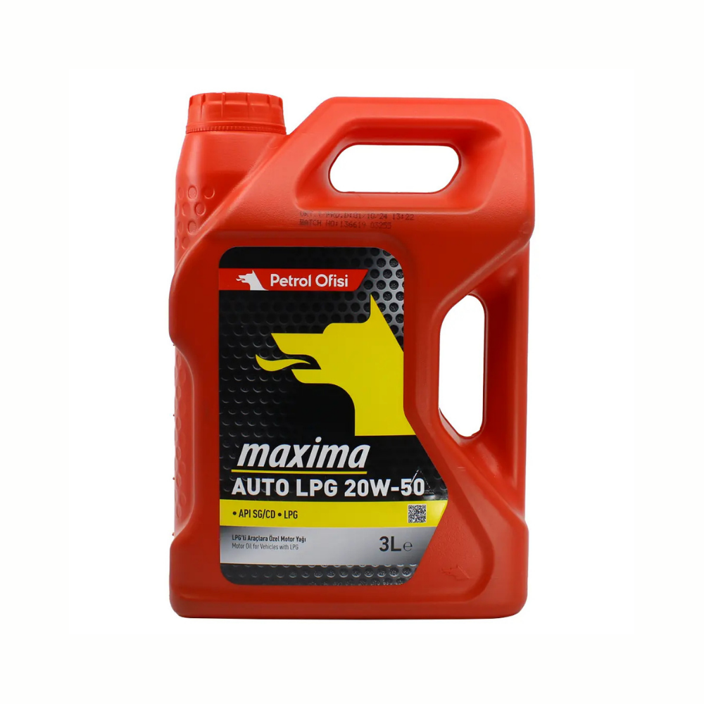 Petrol Ofisi Maxima Auto LPG 20W-50 Motor Yağı