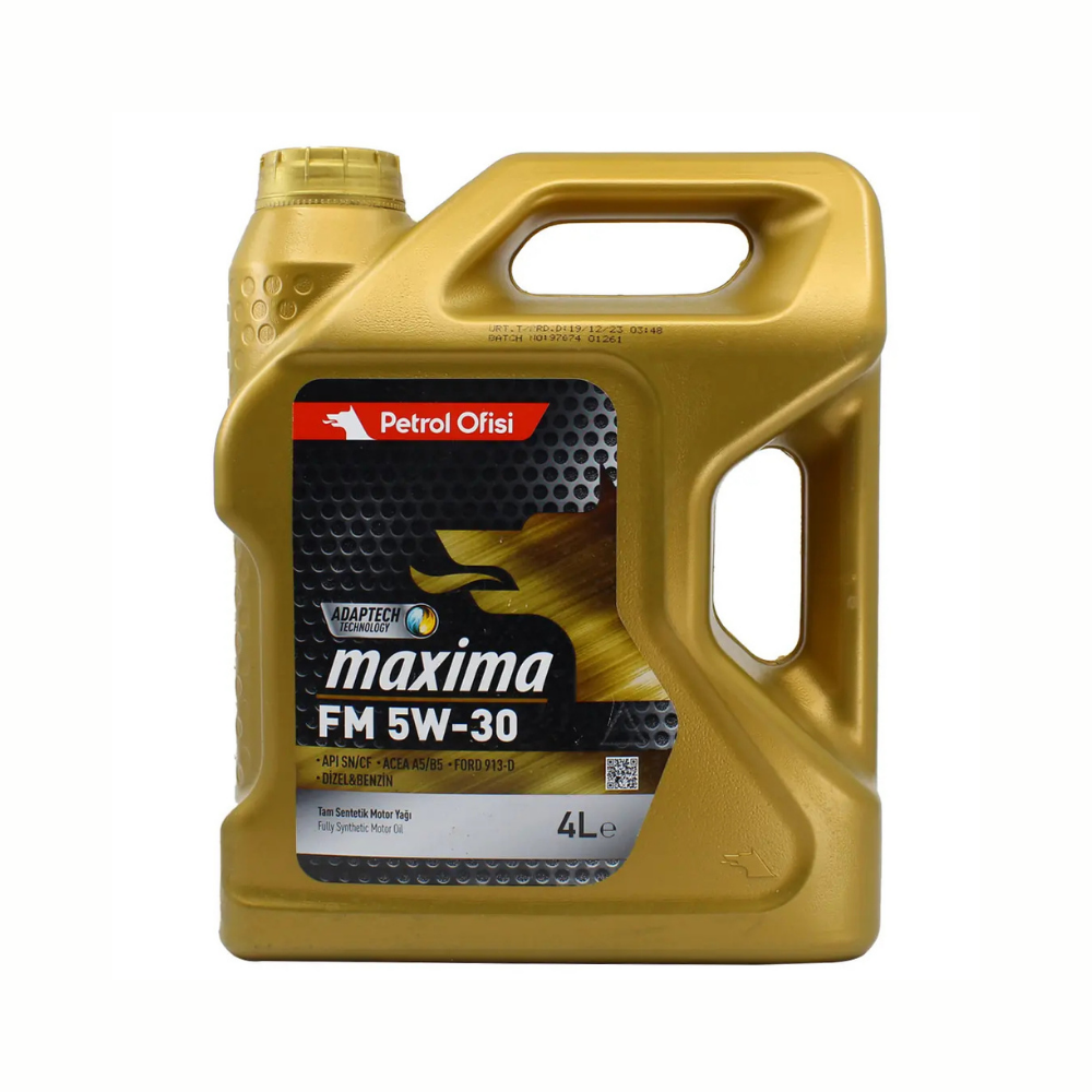 Petrol Ofisi Maxima FM 5W-30 Motor Yağı 4LT